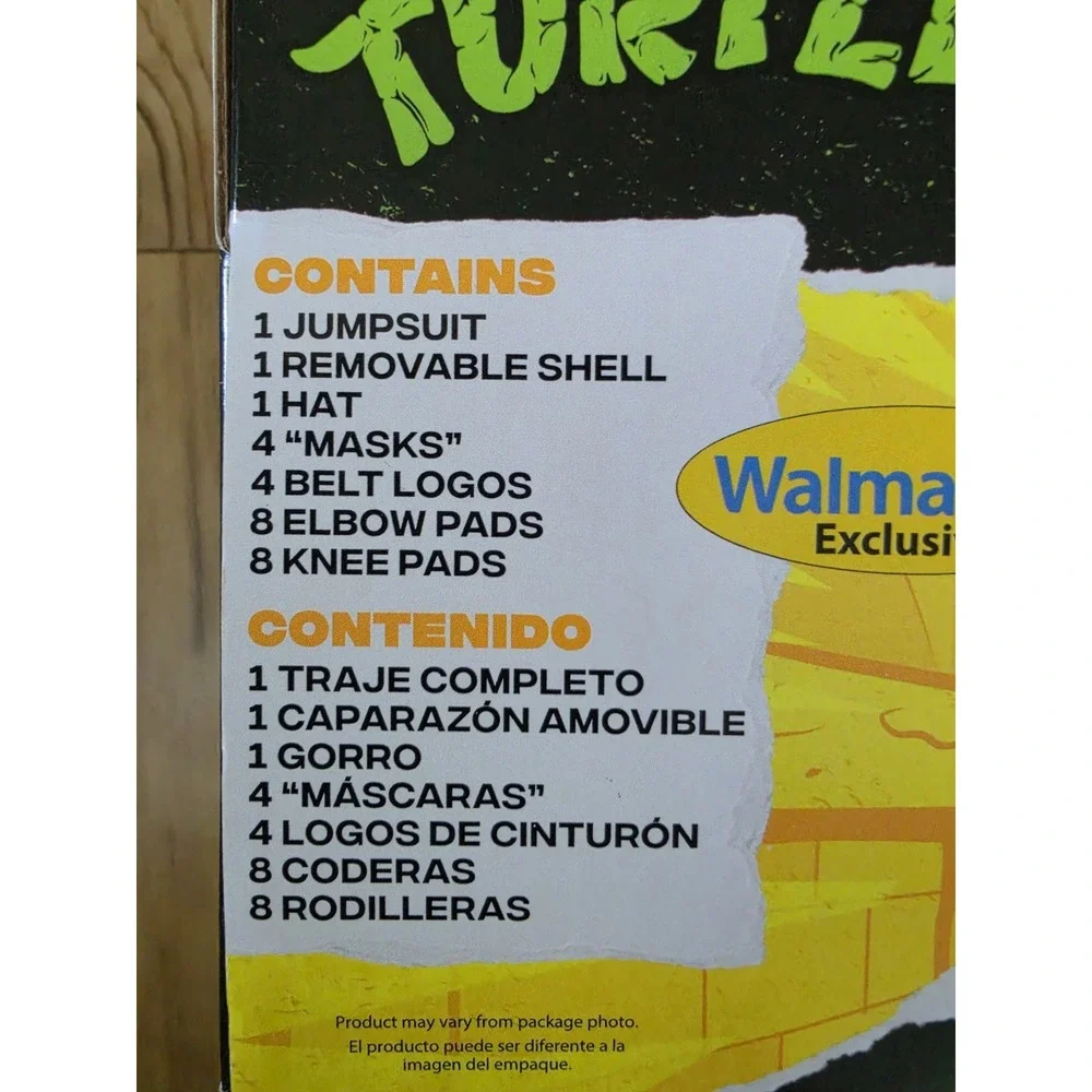 Teenage Mutant Ninja Turtles 4-in-1 Halloween Costume for Toddler 2T By Rubies